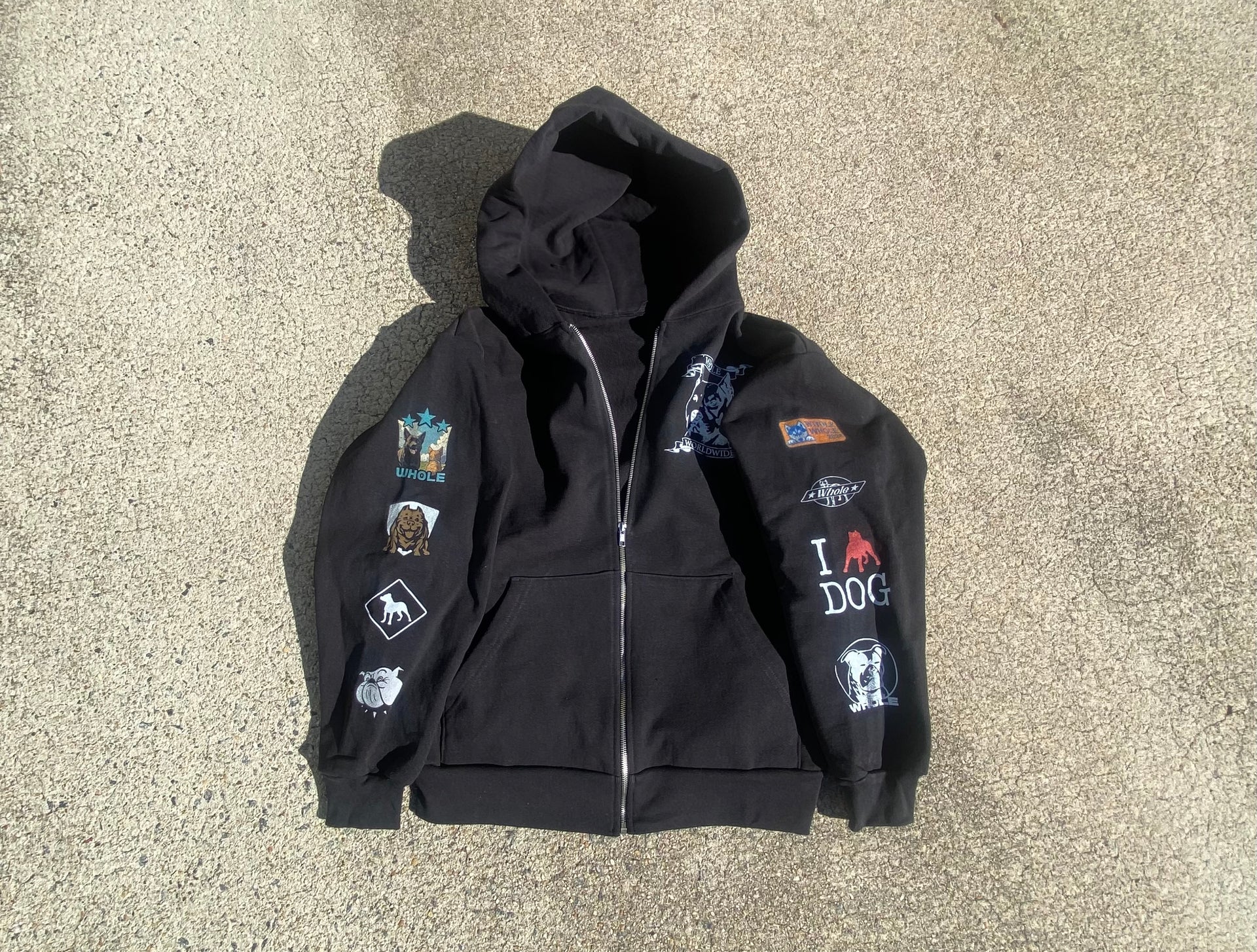 Whole Worldwide Zip Up Hoodie